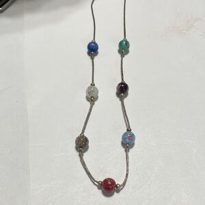 Jordan Multicolor Beaded Necklace